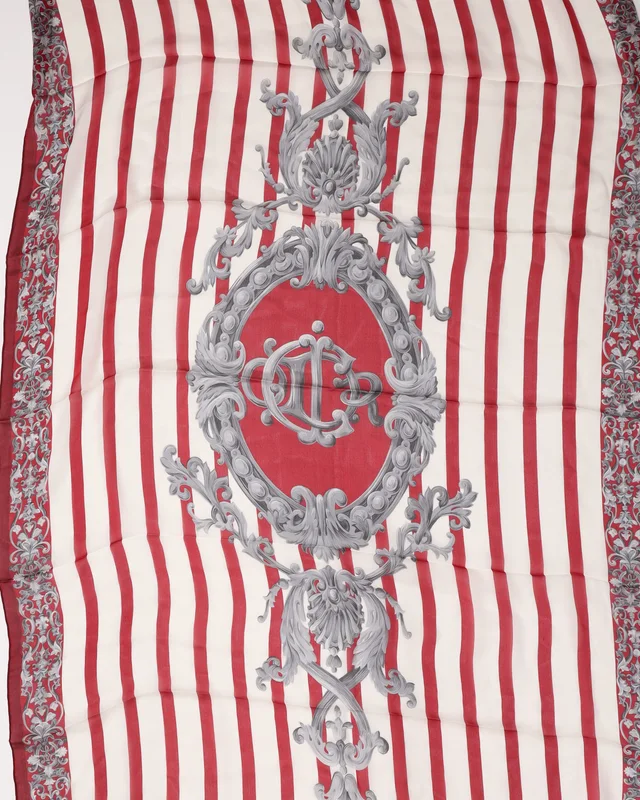 Dior 180x90 Silk Scarf in Silk from A Retro Tale, photo 3 of 3