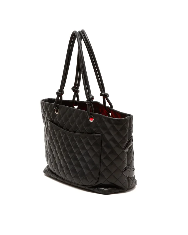 Chanel Quilted Cambon Tote Bag in Woven leather from A Retro Tale, photo 3 of 11