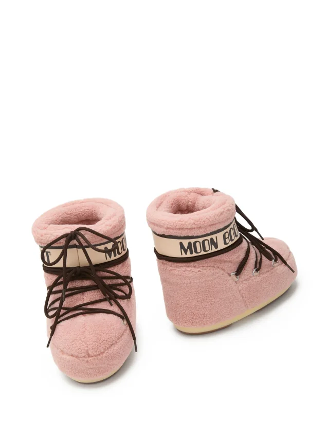Moon Boot Icon Low fleece snow boots, photo 2 of 2 from FARFETCH