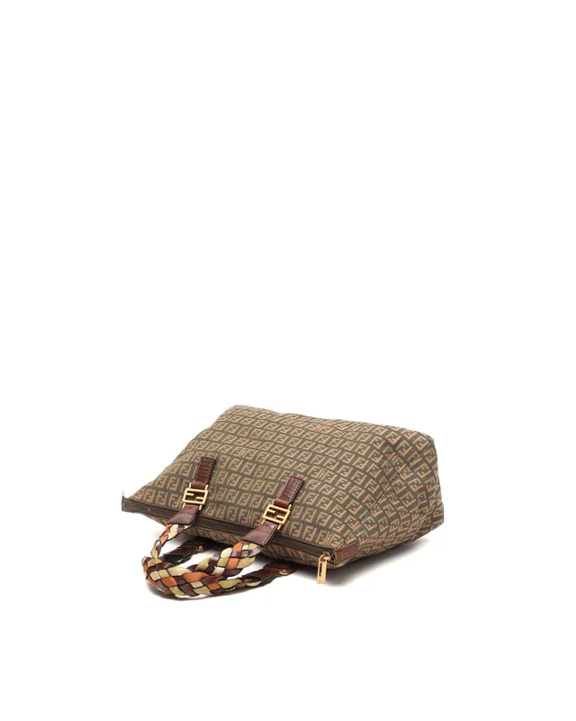 Fendi Zucchino Tote Bag in Denim from A Retro Tale, photo 4 of 8
