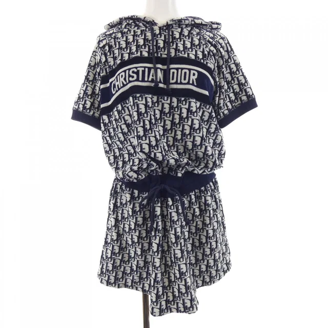 Dior Oblique Dress Navy in Navy from The Reluxe