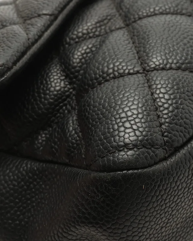 Chanel Easy Jumbo Caviar Flap Bag in Caviar leather from A Retro Tale, photo 7 of 11