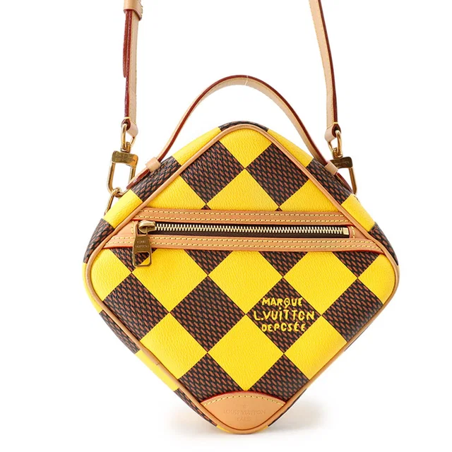 Louis Vuitton Chess Messenger JauneMattN40562 Damier・Pop in Leather from GALLERY RARE