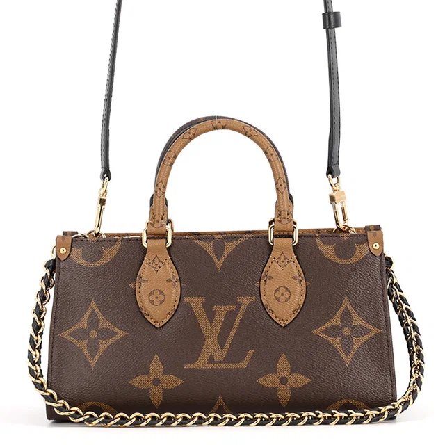 Louis Vuitton Onthego EW Chain RedM14236 Monogram Reverse Canvas Monogram Giant in Canvas from GALLERY RARE