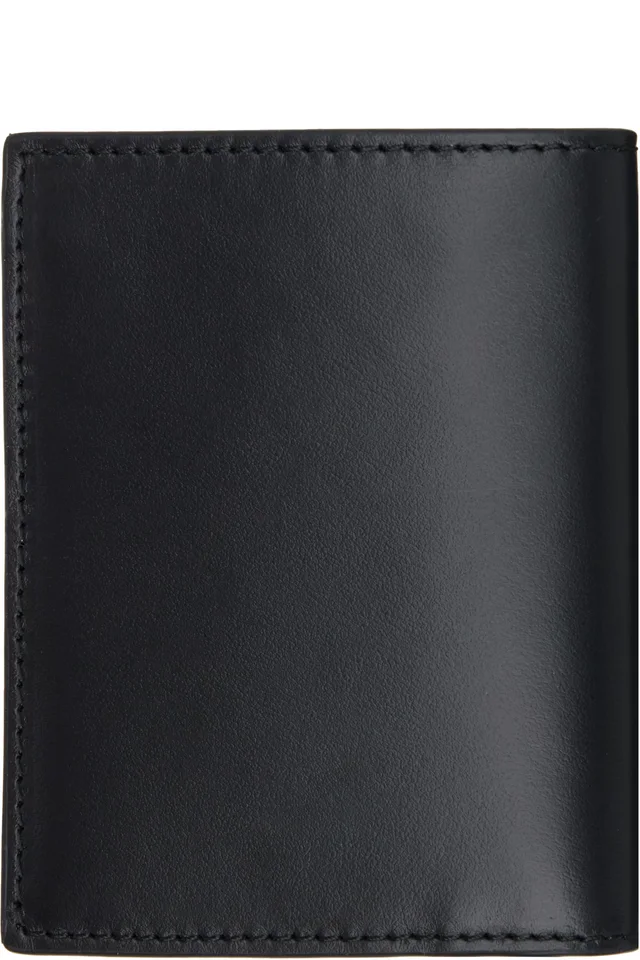 Palm Angels Black Classic Logo Bifold Wallet, photo 2 of 3 from SSENSE