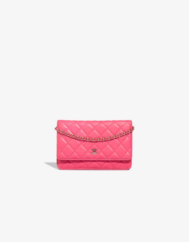 Chanel Timeless Wallet On Chain Lamb Pink from SACLÀB
