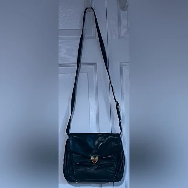Bally Vintage Crossbody Bag in green Leather from Poshmark