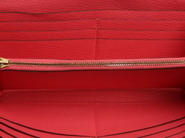 Hermès Rose Azalée Chèvre Kelly Long Wallet in Pink Goatskin from Ann's Fabulous Finds, photo 8 of 11