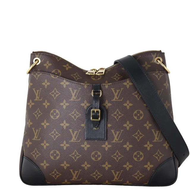 Louis Vuitton Odeon MM Monogram Noir in Black Coated canvas from Luxe.It.Fwd