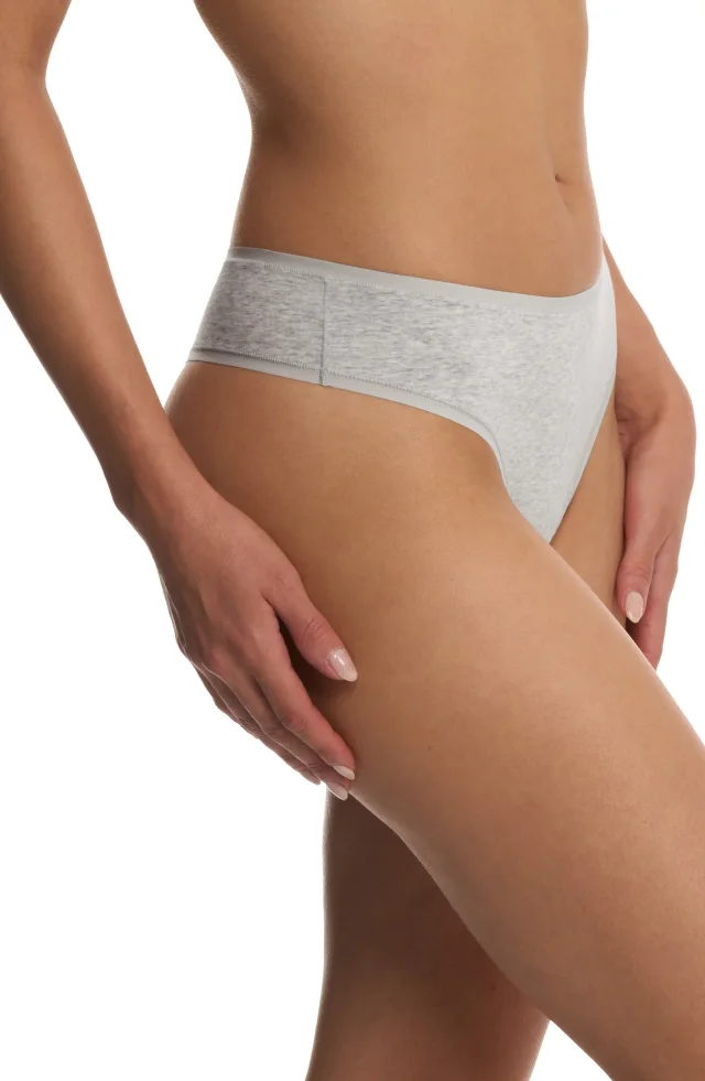 Natori Bliss Bare Stretch Cotton Thong, photo 3 of 4 from Nordstrom Rack