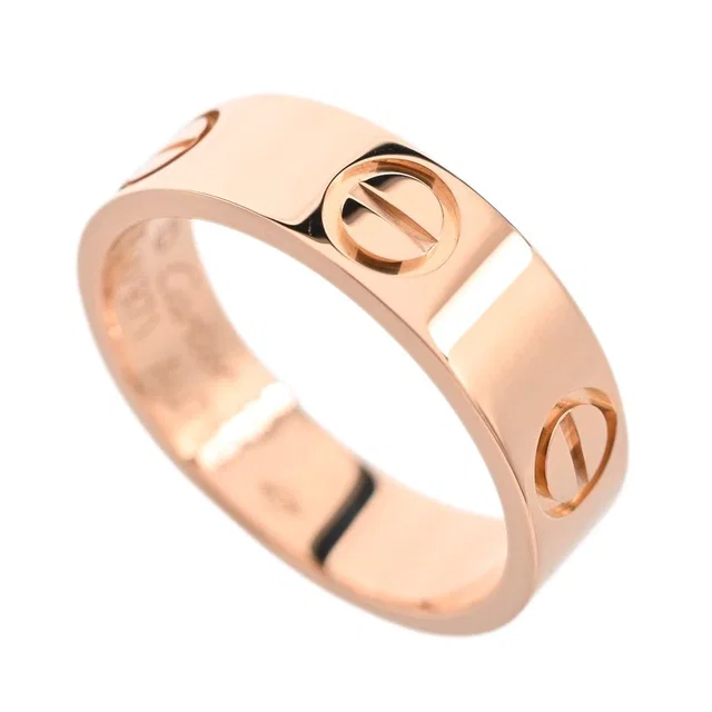 Cartier Ring Love Pink in Pink from The Reluxe