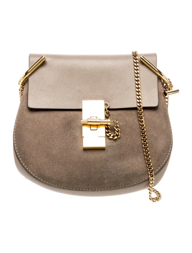 Chloé Suede Crossbody Bag in brown|red Suede from The RealReal