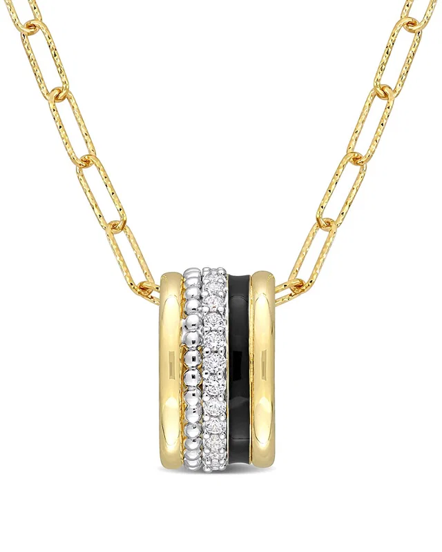 Rina Limor Gold Over Silver 0.84 ct. tw. Sapphire Pendant Necklace, image 1 of 1 from Rue La La