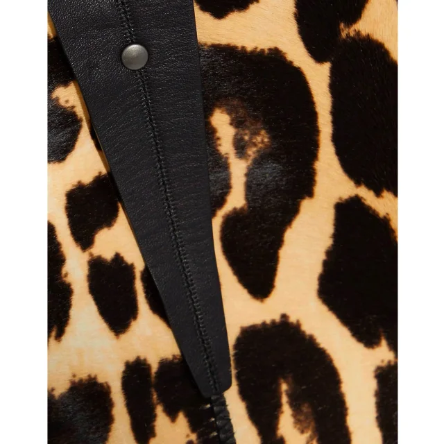 Bottega Veneta Leopard Print Calf Hair Skirt, photo 5 of 8 from Balardi