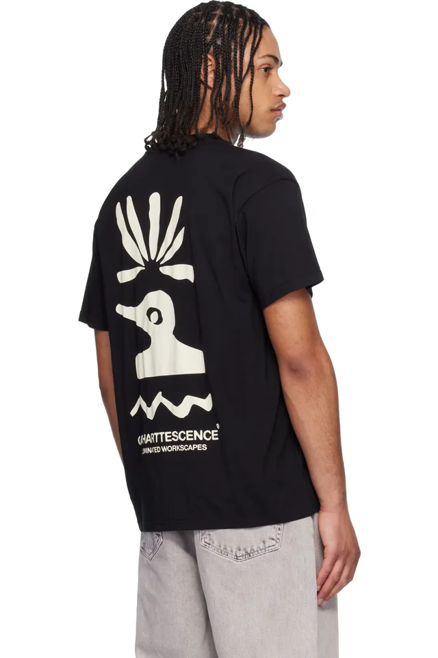 Carhartt Work In Progress Black Compy T-shirt, photo 3 of 4 from SSENSE