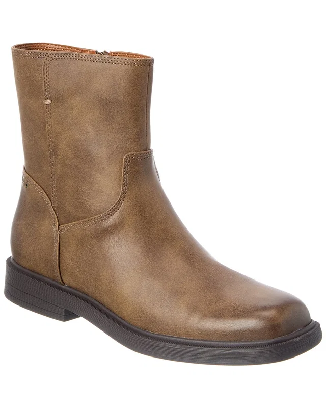 Franco Sarto L-Pavla Leather Bootie in https://asset1.ruecdn.com/images/sw/131157/1311576659_RLSW_brown.jpg, image 1 of 1 from Rue La La