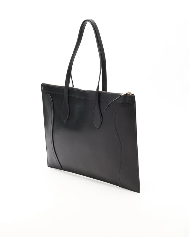 Celine Flat Cabas New Luggage Shoulder Bag in Leather from A Retro Tale, photo 3 of 9