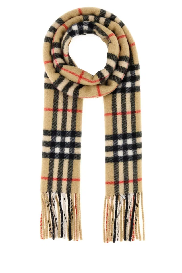 Burberry Cashmere Scarf — Beige Scarfs in Beige Cashmere from HEWI