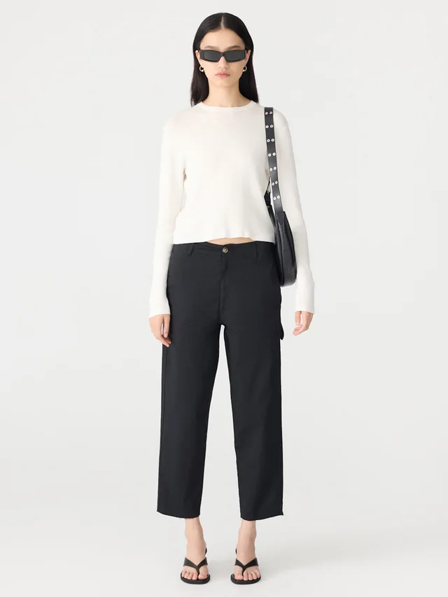 Bassike Double Dyed Raw Hem Pant from bassike, photo 1 of 1
