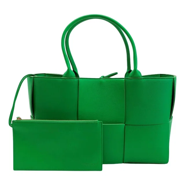 Bottega Veneta Zaarco Medium Maxi Intrecciato Lambskin in Lambskin from The Reluxe