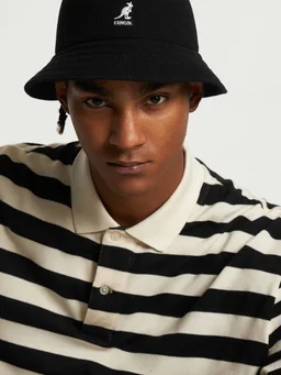 Kangol Bucket hat with logo detail in 67% Wool, 33% Modacrylic, photo 3 of 6 from LUISAVIAROMA