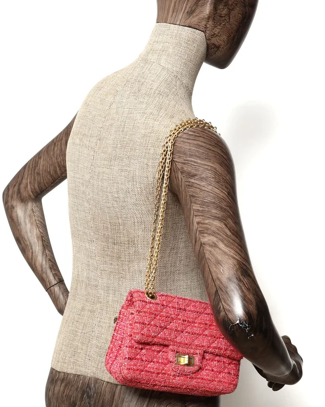 Chanel 2.55 Reissue 224 Mini Tweed Flap Bag in Tweed from A Retro Tale, photo 11 of 11