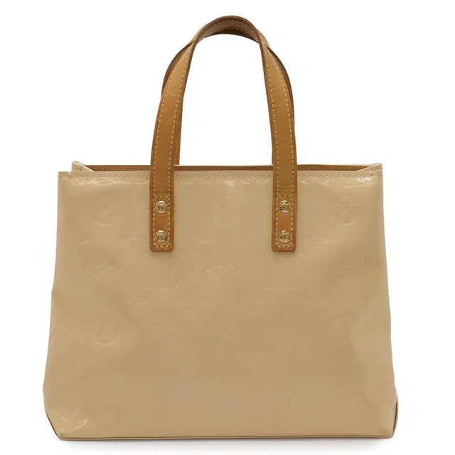 Louis Vuitton Monogram Vernis Reade PM Tote Bag Mini Leather Patent Marshmallow in Patent leather from The Reluxe