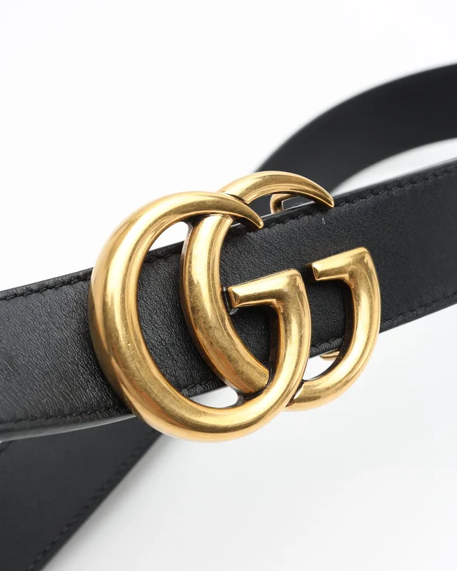 Gucci GG Marmont Belt, size 80 in Leather from A Retro Tale, photo 3 of 5