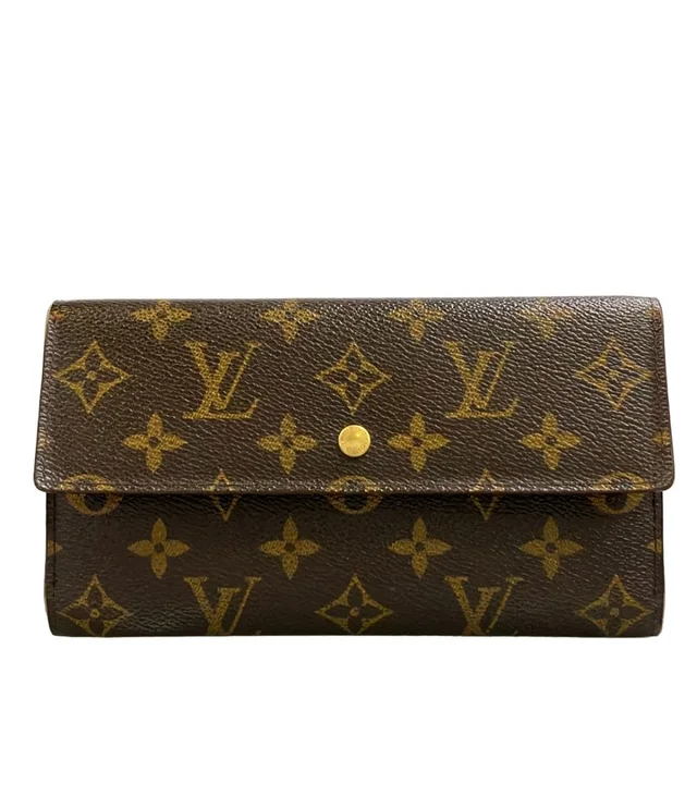 Louis Vuitton Wallet Trifold Portefeuille International Monogram from The Reluxe