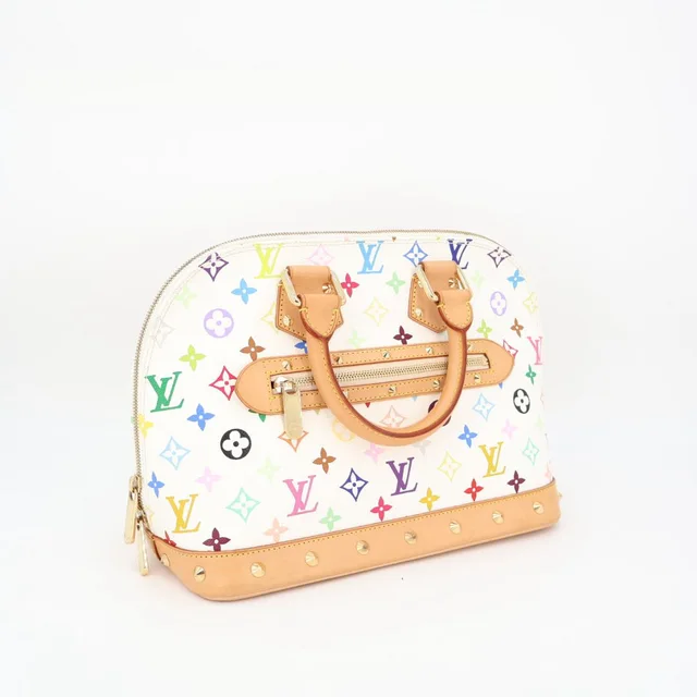 Louis Vuitton Multicolor Alma Handbag in Multicolor Coated canvas from The Reluxe