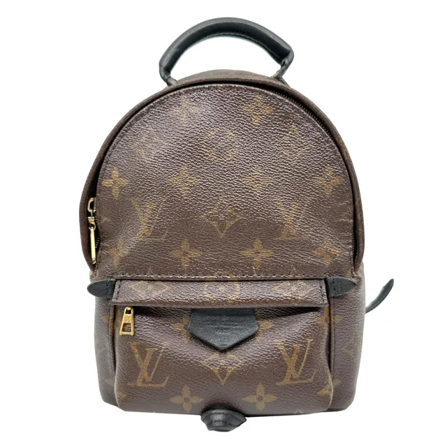 Louis Vuitton Palm Spring Mini Monogram Canvas Backpack Brown in Brown Coated canvas from Dallas Designer Handbags