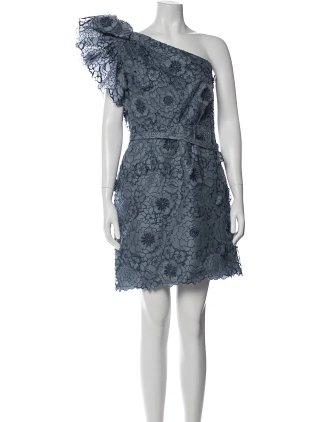 Stella McCartney Floral Print Mini Dress w/ Tags in blue from The RealReal