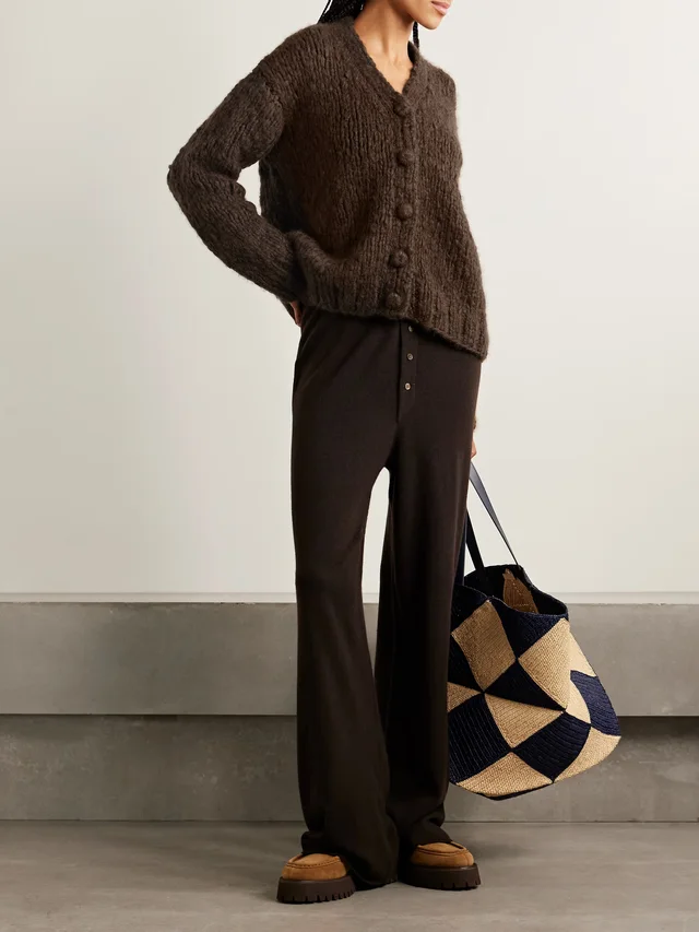 SUZIE KONDI Kassandra cashmere cardigan in Brown, photo 2 of 2 from NET-A-PORTER (Canada)