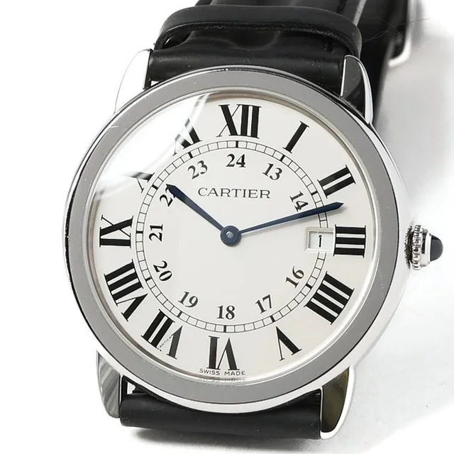 Cartier Ronde Solo 36mm circa 2015 Watch in Leather from A Retro Tale, photo 2 of 2