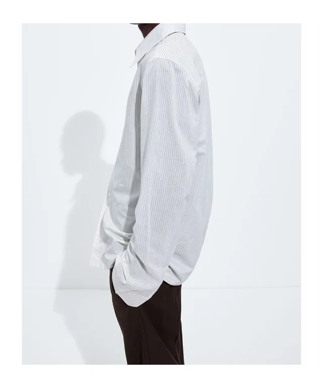 Bottega Veneta Pinstriped Long-Sleeved Shirt, photo 2 of 4 from SENSER