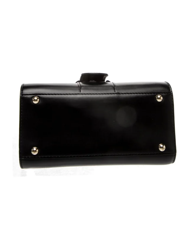 Delvaux Top Handle Shoulder in black Leather from The RealReal, photo 5 of 6