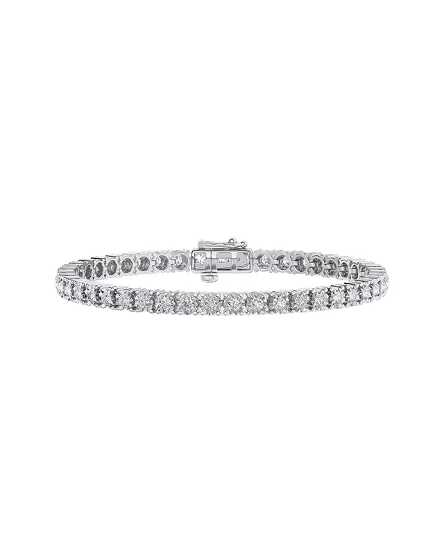 Lab Grown Diamonds Silver 2.00 ct. tw. Lab-Grown Diamond Tennis Bracelet, image 1 of 1 from Rue La La