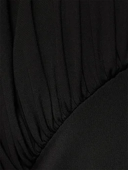 16arlington Long dress with draped sleeves in 100% Viscose, photo 4 of 5 from LUISAVIAROMA