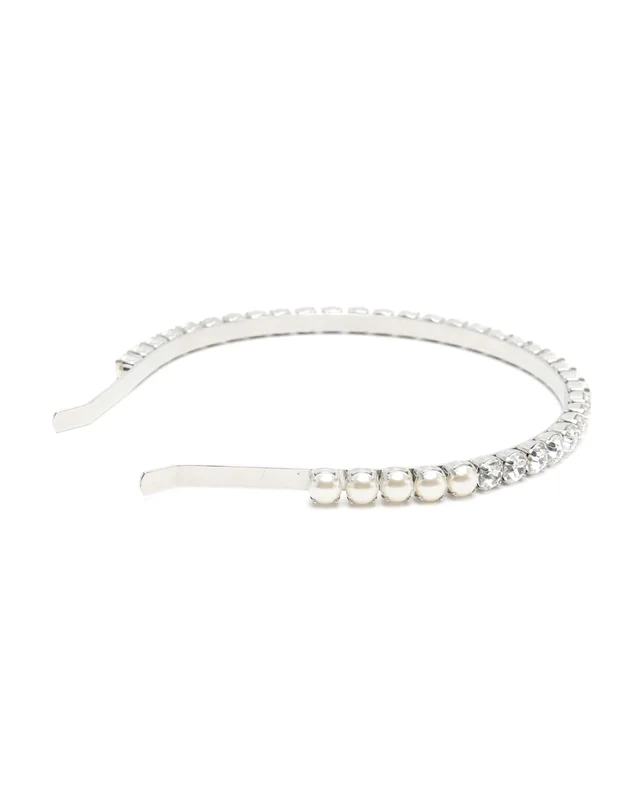 Miu Miu Pearl & Rhinestone Headband from A Retro Tale, photo 2 of 4