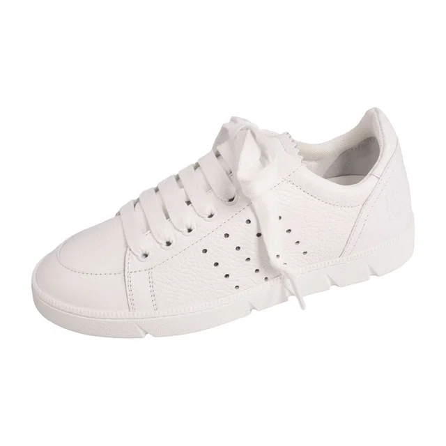 Loewe Sneakers Low-Cut Leather Anagram Shoes in Leather from The Reluxe