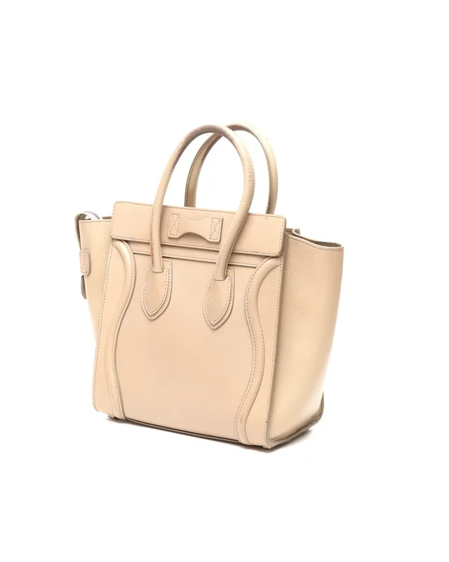 Celine Micro Luggage Tote Bag in Leather from A Retro Tale, photo 3 of 14