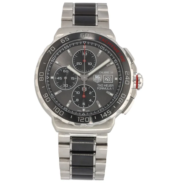 TAG Heuer Formula 1 CAU2011 44mm Stainless Steel Watch in Ceramic from H&T