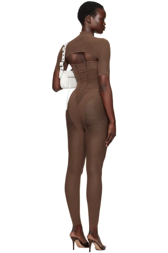 Poster Girl Brown Vanderhoof Jumpsuit, photo 3 of 4 from SSENSE