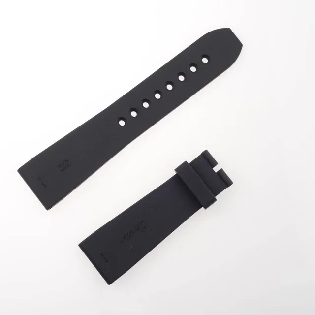 Calibre De Cartier Diver watch black rubber strap. (24 X 19) in Black from Gray And Sons