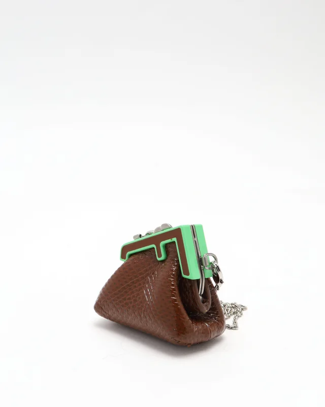 Fendi Pico First Long Bag Charm in Leather from A Retro Tale, photo 3 of 6