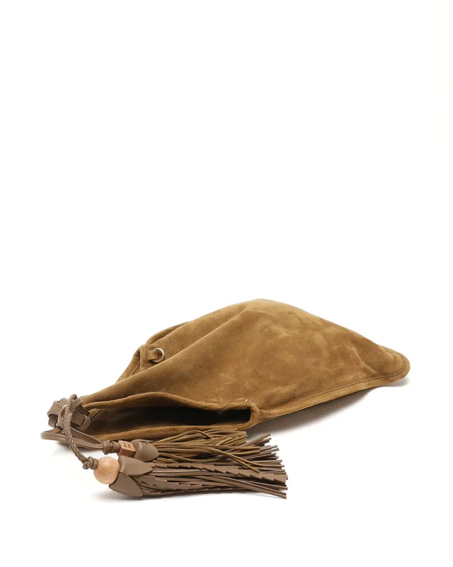 Miu Miu Suede Tassel Hobo Bag in Suede from A Retro Tale, photo 4 of 7