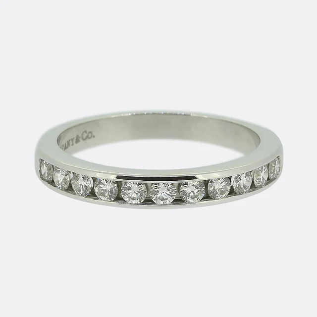 Tiffany & Co. Diamond Half-Eternity Ring from The Vintage Jeweller