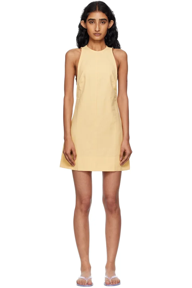 Haight Yellow Iva Minidress, image 1 of 1 from SSENSE