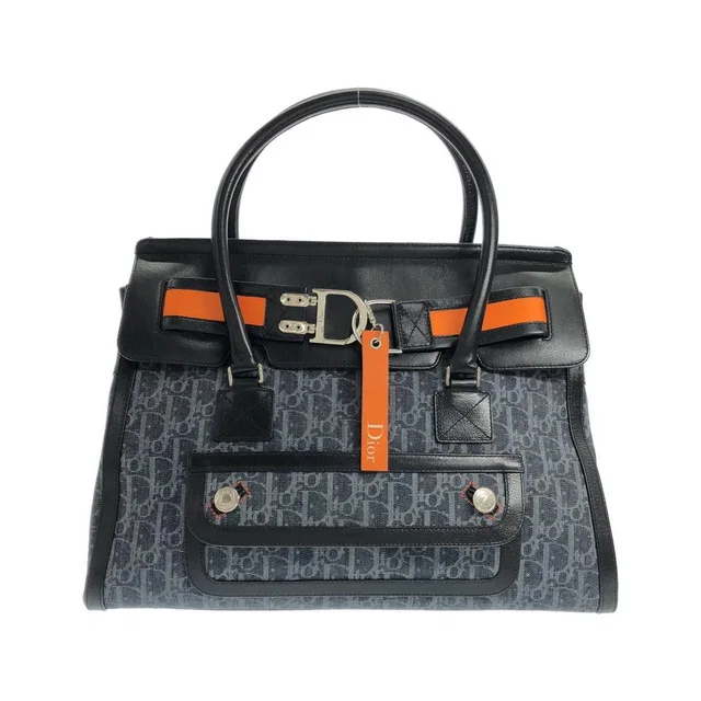 Dior Vintage Bag Handbag Silver in Silver Denim from The Reluxe