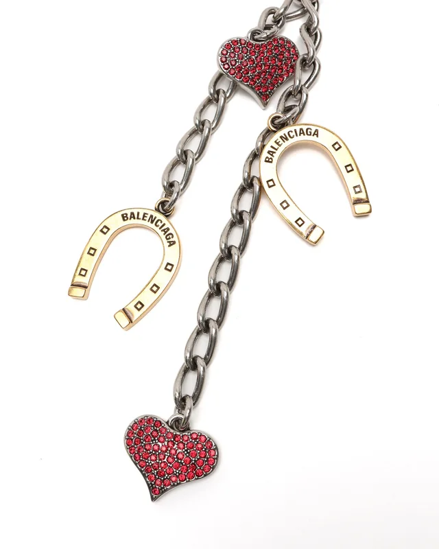 Balenciaga Horseshoe Heart Bag Charm from A Retro Tale, photo 2 of 2